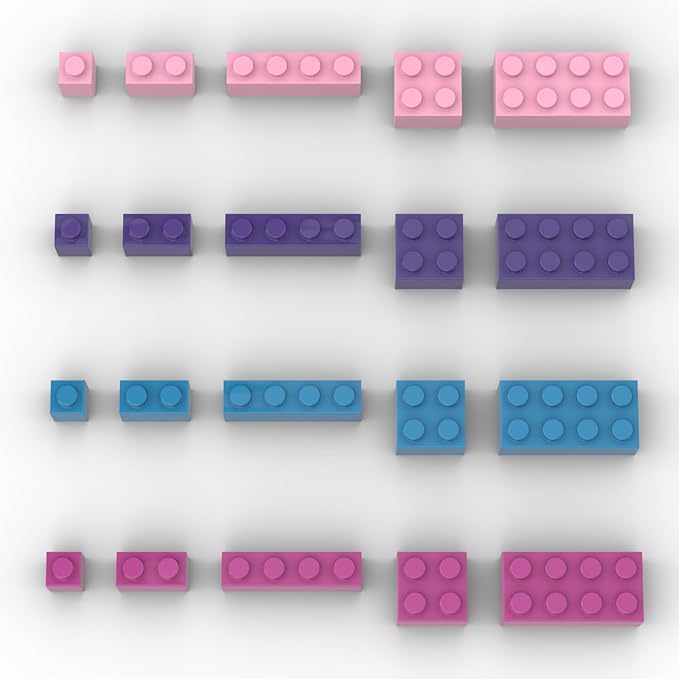 100 Pieces Friend Girls Building Bricks, Bulk Small Bricks for Building, Compatible with Lego Parts and Pieces, Creative Christmas Building Block Toys for Boys Girls Ages 6 7 8 9 10 Years Old