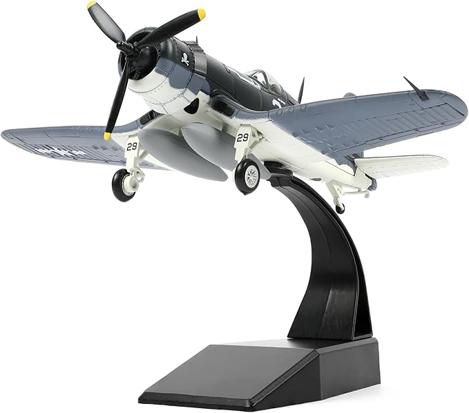1/72 F-4U Corsair USA Fighter Model World War II Vintage Warplane Metal Diecast Aircraft Military Display Airplane for Display Collection or Gift