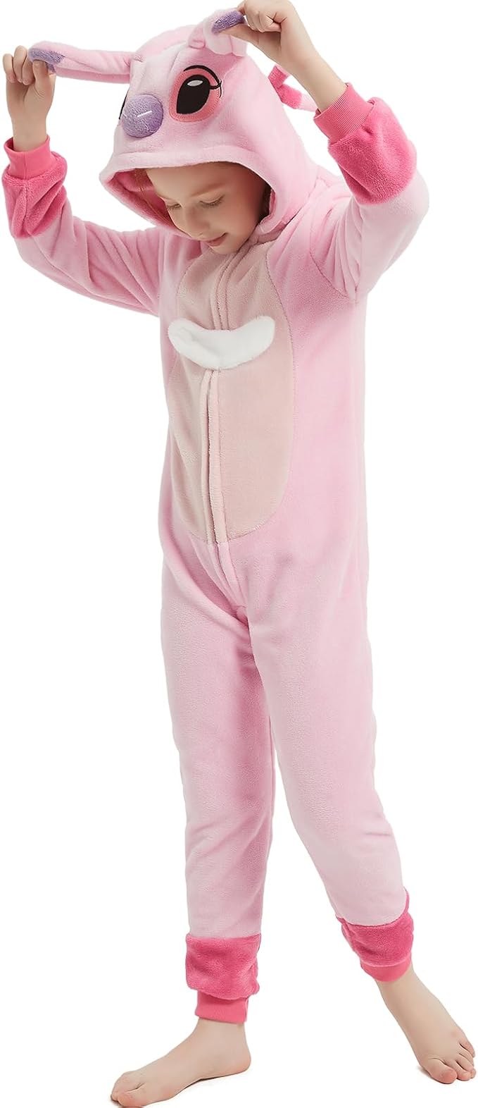 SWEETXIN Unise Kids Jumpsuit Cosplay Onesie One Piece Suit for Girls Boys Halloween Character Costume Dress Up Party