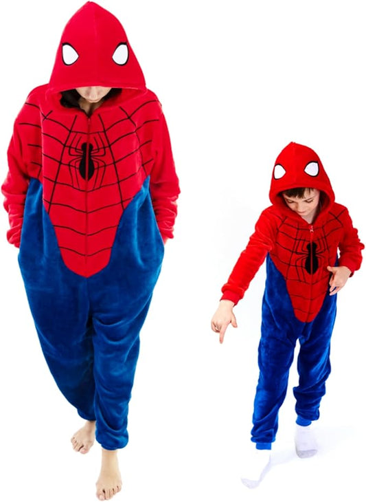COSUSKET Snug Fit Adult Onesie Pajamas, Halloween Falnnel Womens Cosplay One Piece Costume Sleepwear