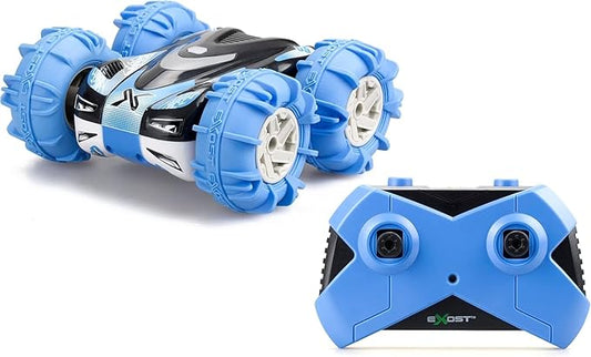 Exost 360 Aquacross Terrain Stunt RC Car - All-Terrain Inflatable Tires, 2.4Ghz Control, Acrobatic Flips for Ages 5+