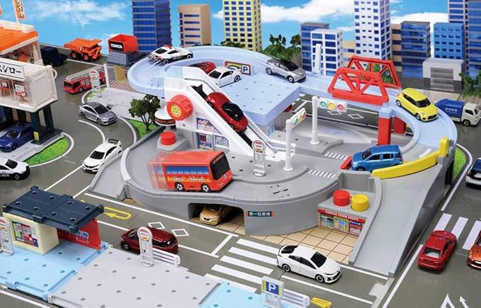 TAKARA TOMY Tomica Tomica and Hashiro You! Round and Round Bus Town