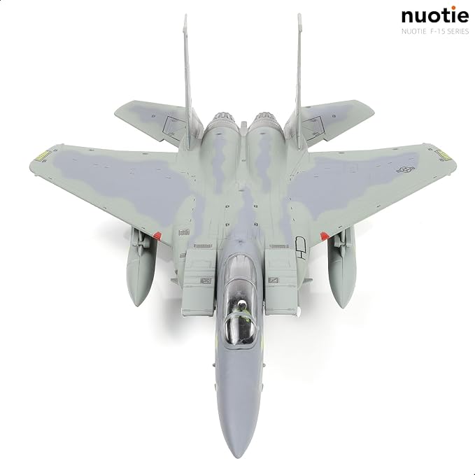 F-15A Eagle Fighter 76-0020 Diecast Metal Aircraft Model with Stand for Adult Military Enthusiast Collection Display or Gift
