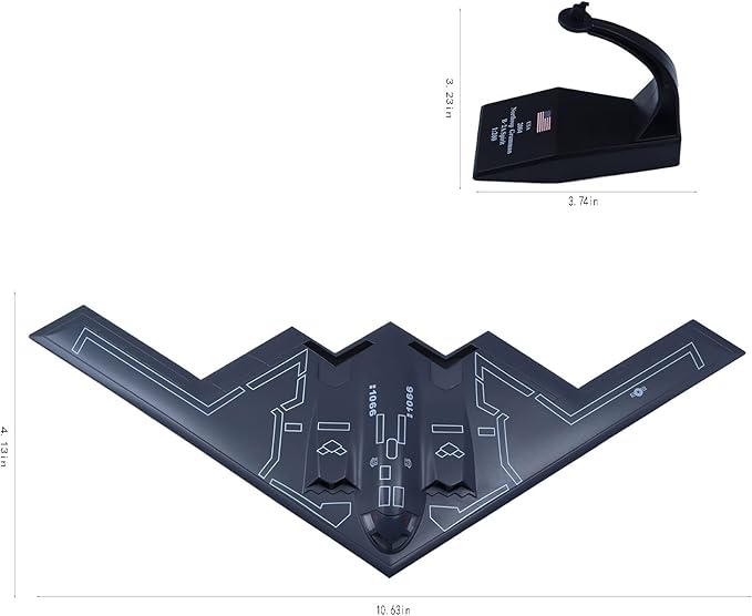 1/200 B-2 Spirit Stealth Bomber Military Airplane Model Diecast Plane for Gift 1066 Basic