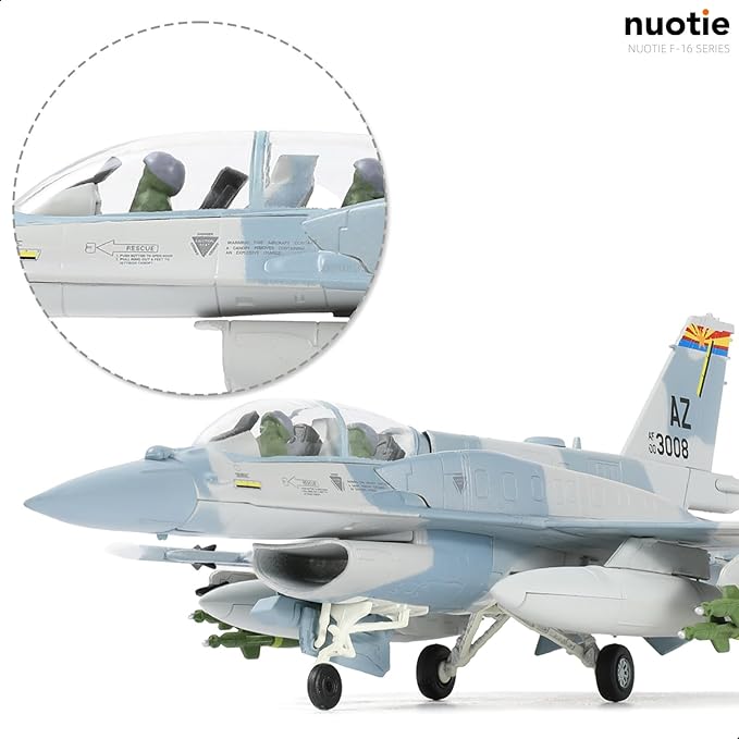 1/72 F-16F Block 60 Fighter Model United Arab Emirates Painting Pre-Built Jet Fighter Aircraft Model Alloy Metal Diecast Plane with Display Stand Collection Gift for Adult