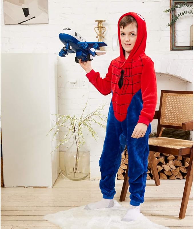 COSUSKET Snug Fit Adult Onesie Pajamas, Halloween Falnnel Womens Cosplay One Piece Costume Sleepwear