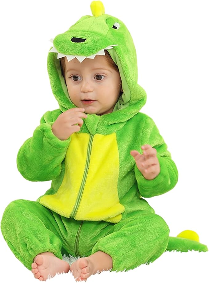 Dream cosplay Unisex Baby Costume,Baby Flannel Animal Halloween Home Clothing