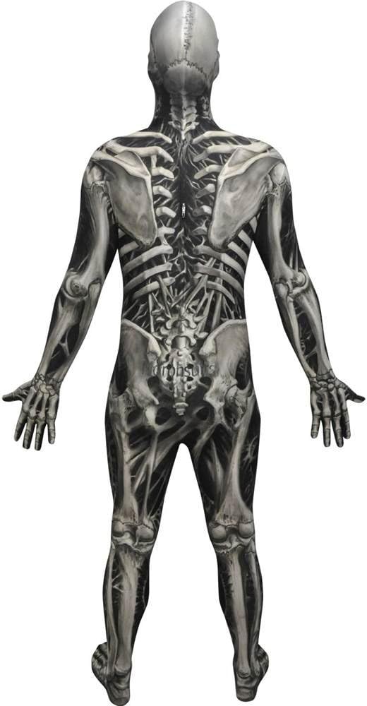 Morphsuits mens Monster Skull and Bones Costume Skeleton