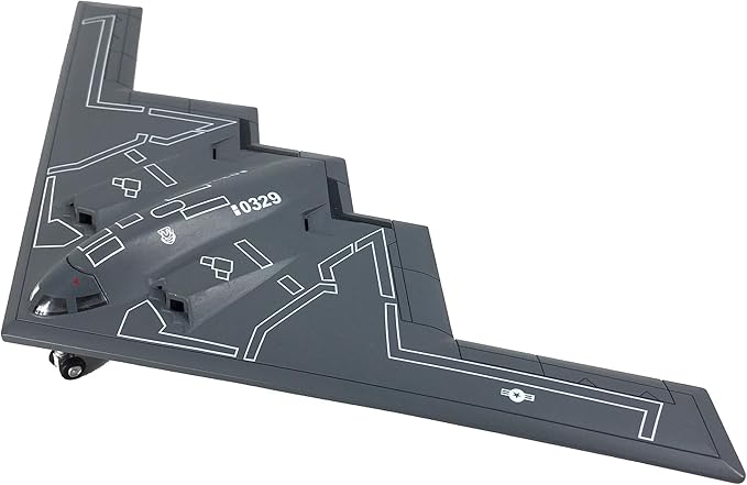 Enatuhter Diecast Military Aircraft 1/200 US Air Force B-2 Bomber Phantom Invisible Strategic Bomber Fighter Jet Model Airplane for Collection or Gift