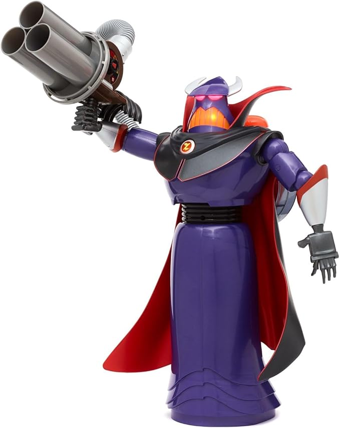 Disney Store Official Zurg Interactive Talking Action Figure from Toy Story, Features Sounds and Phrases from the Movies, Interacts with Other Figures and Toys