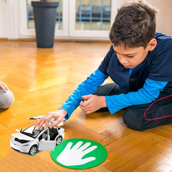 1:32 Scale Model X Alloy Car Model Diecast Toy Vehicles for Kids, Tesla car Model，Pull Back Alloy Car with Lights and Music,Mini Vehicles Toys for Kids Gift ，Children Birthday Gift (Model X -White)