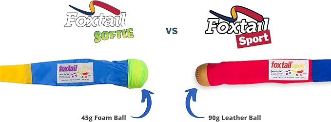 Foxtail Softie - Soft Safe Throw and Catch Ball - Original Toddler-Safe Toy by Cassidy Labs (Ages 3+)