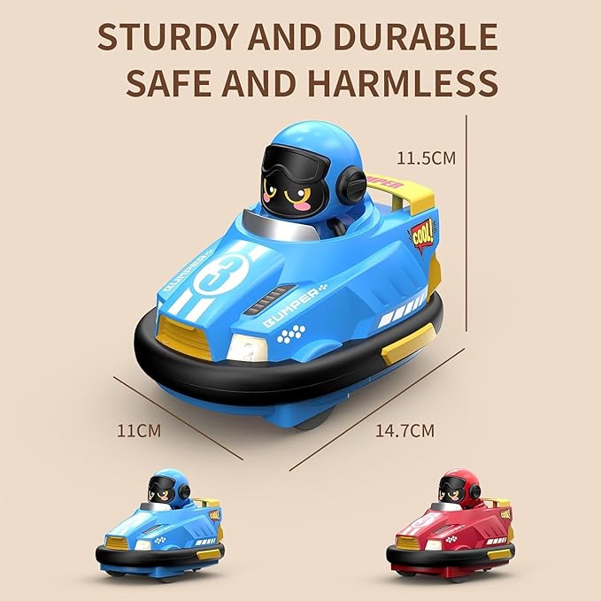 OBEST Multiplayer Remote Control Bumper Car, 2 Pack, RC Car with Ejection Doll, Interactive Toys for Parents and Kids