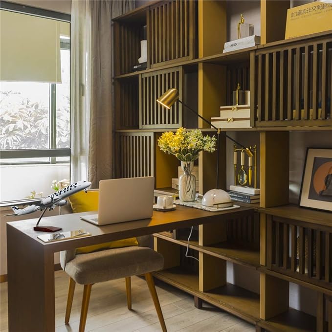 24-Hours 18” 1:142 Airplane Model Finn Airbus 350 Plane Model Kits with LED Light(Touch or Sound Control) for Decoration or Gift