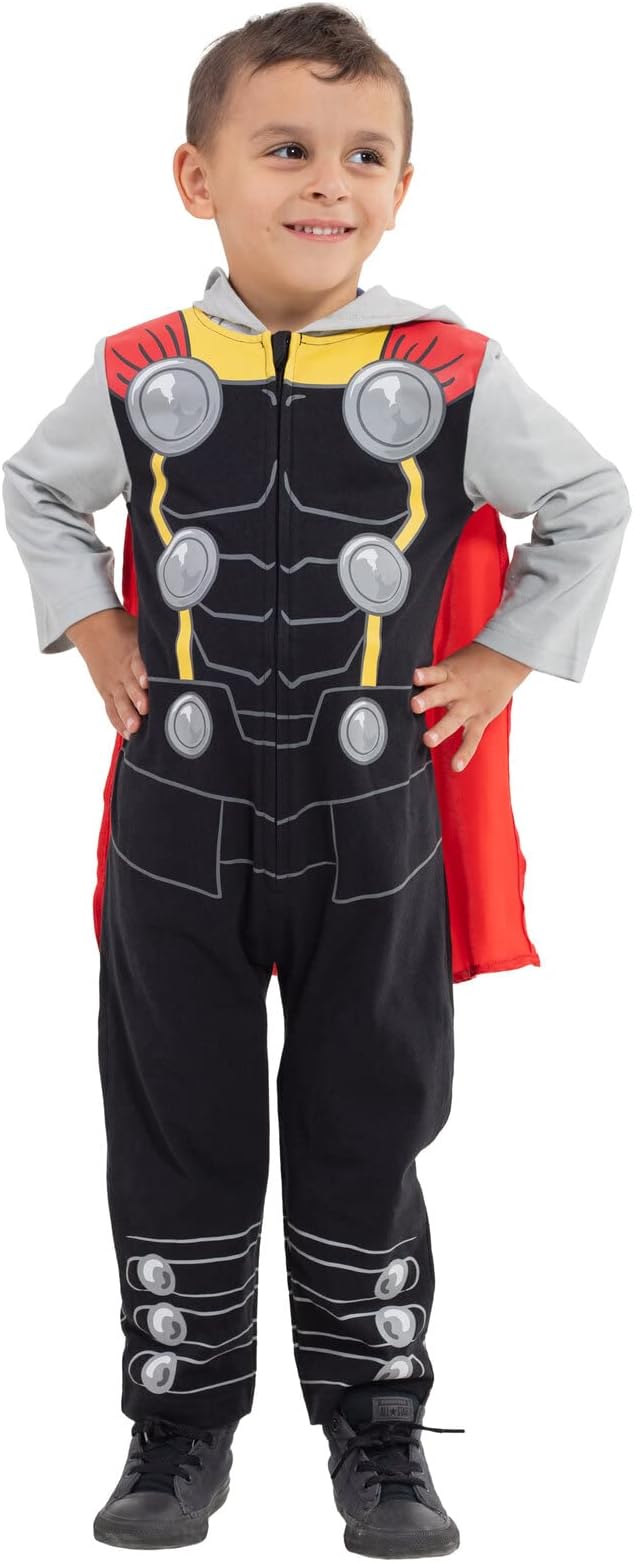 Marvel Avengers Spider-Verse Spider-Man Venom Iron Man Zip Up Cosplay Coverall Newborn to Little Kid