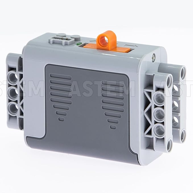 36Pcs Power-Function Set - Compatible with Technic Parts. Includes Battery Box, IR Speed Remote Control, IR Receiver, Motor, Power-Function Light, Extension Wire, Servo Motor, Shock Absorber