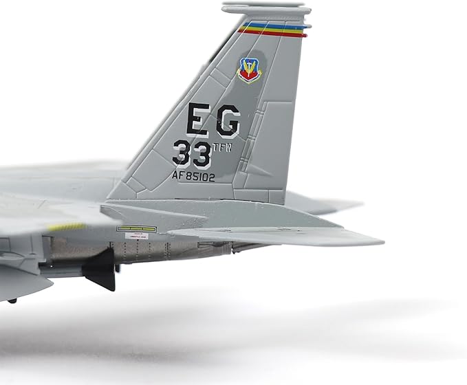 F-15C American Eagle Aircraft Model is a Twin-Engine 1:100 Metal die-cast Fighter Jet Model, Suitable for Collection and Gift-Giving Purposes.