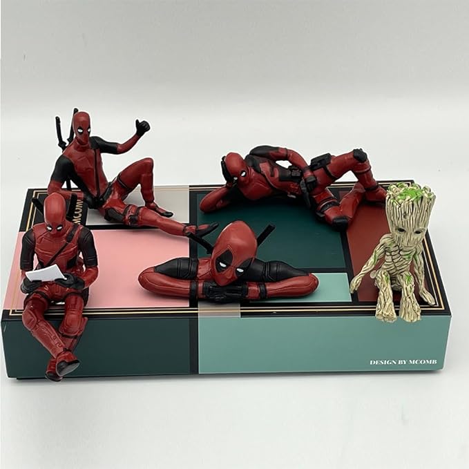 5Pcs Action Figure Set, Birthday Cake，Classics Figures Model for Home, Car, Desk and Computer Decorations，The Best Gift