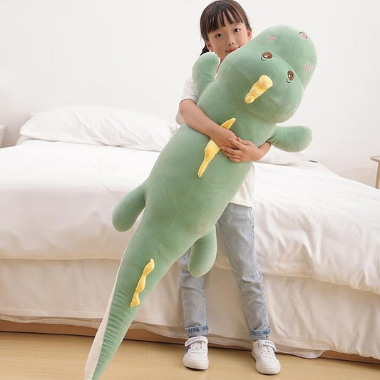 52 inch Jumbo Dinosaur Plush, Huge 4 Feet Large Dinosaur Stuffed Animals, Big Dinosaurs Plushies Body Pillows, Gifts for Kids Boys Girls, Birthday