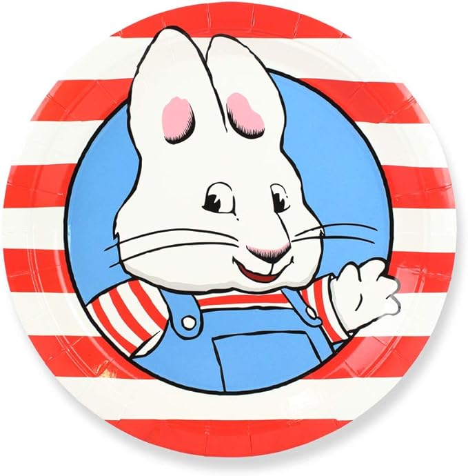 Max and Ruby Party Supplies Set - 37 Piece Value Birthday Party Decoration Pack, Perfect for 8 Guests, by Prime Party