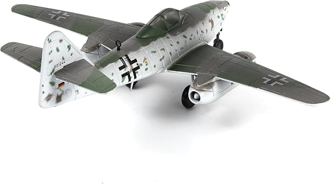 1/72 Scale Me-262a Schwalbe Corsair Fighter Model Pre-Build World War II Stormbird Vintage Warplane Diecast Aircraft Military Display for Display Collection or Gift