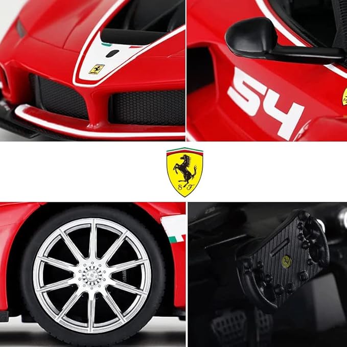 100 CLASSIC Officially Licensed RC Ferrari LaFerrari Remote Control RC Car Series 1:14 Scale Full Function Electric Sport Racing Hobby Toy Car (79200Red, 1:14)
