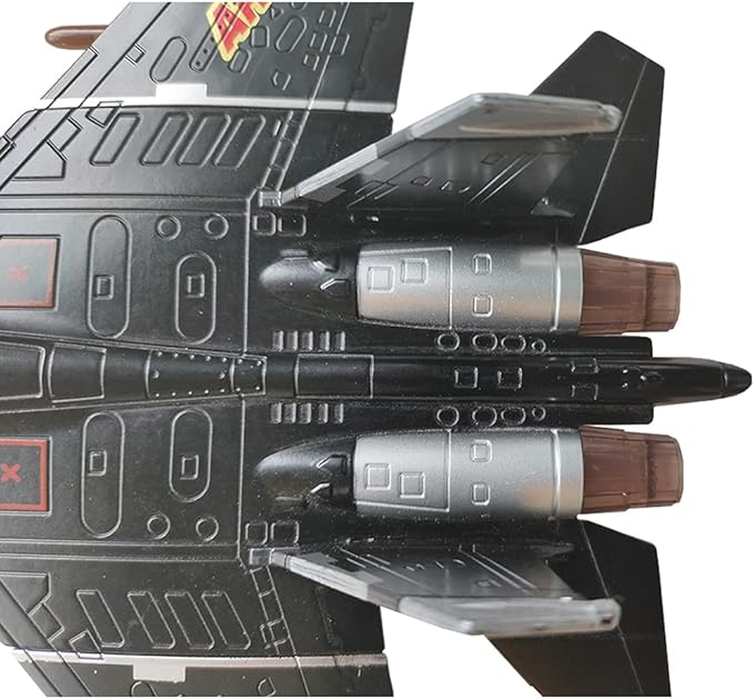 HSOMiD Army Air Force Fighter Jet Toy Military Airplane - Fun Lights and Sounds, Bump and Go Action Pretend Play Kids Aircraft Bomber Plane