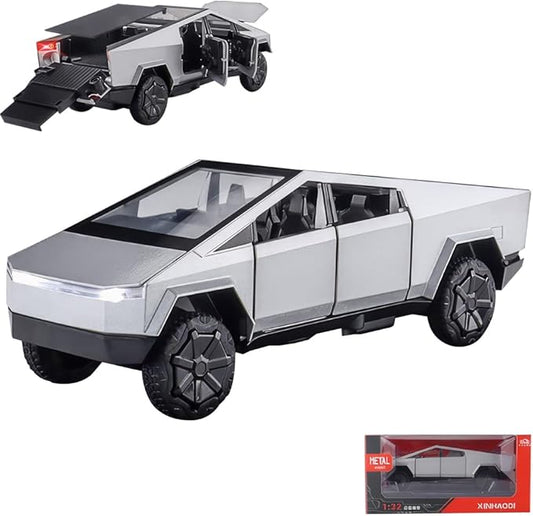 1/32 Diecast Pickup Car Model Alloy Toy Car with Sound Light and Pull Back, Toy Trucks for Boys Pickup Truck Toy Metal Model Trucks for Kids Gift Truck Enthusiasts Collection
