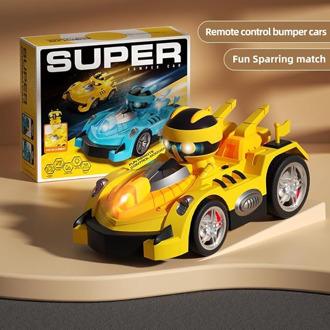 2 Pack Remote Control Cars Toys for Ages 6-12, 2.4 Ghz Remote Control Car with LED Light & Music, Christmas Birthday Gifts for Boys Girls Aged 6-12