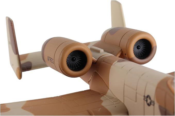 Daron A-10 Thunderbolt II Die-Cast Model – 1:140 Scale Close Air Support Aircraft, 30mm GAU-8 Avenger Cannon, 4.625” Length x 5” Wingspan, Adult Collectible Ages 14+