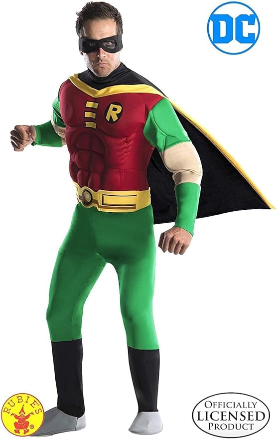 Rubies DC Teen Titans: Robin Costume for Adults, Men's Large