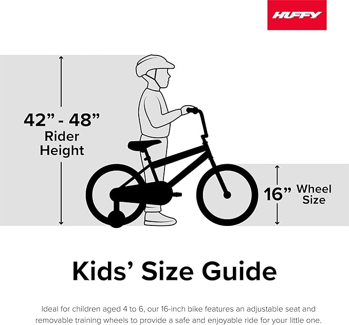 Huffy Illuminate Bike for Girls, 12/16/20 Inch Size Options, Ages 3+ Years Old, Removable Training Wheels (12" and 16" Only), Multiple Color Options, Easy Assembly, Streamers, Adjustable Seat, Durable