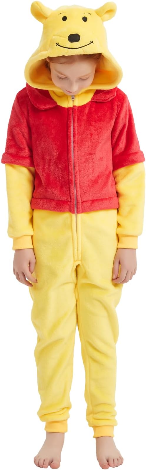 SWEETXIN Unise Kids Jumpsuit Cosplay Onesie One Piece Suit for Girls Boys Halloween Character Costume Dress Up Party