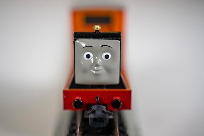 Bachmann Trains Thomas & Friends - Narrow Gauge Rusty (Diecast Construction) - HOn30 Scale - Runs on N Scale Track, Prototypical Orange