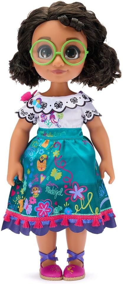 Disney Store Official Mirabel Once Upon a Story Doll - 16 Inch Disney Princess Toys Featuring Reflective Eyes with 3D Pupil and Iris, Detailed Costume, Hair Comb & Shoes - Comes in Display Box
