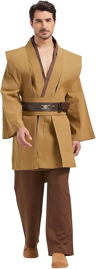 Knight Costume Adult Men's Tunic Hooded Robe Outfits Halloween Cosplay Uniform