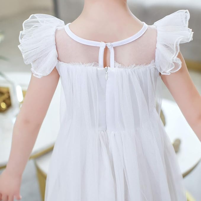 Girls Light Up Pricness Costume Kids Led Halloween Party Dress