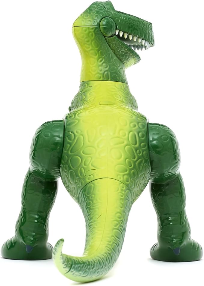 Disney Store Official Rex Interactive Talking Action Figure from Toy Story, Features Sounds and Phrases from The Movies, Interacts with Other Figures and Toys