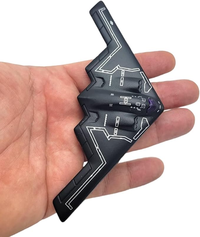 Playmaker Toys - Die-Cast Metal United States Air Force Stealth Aircraft Set, 4.5 Inch, 4-Pack with Pullback Action, B2 Bomber, SR-71 Blackbird, F-117 Nighthawk, F/A-22 Raptor