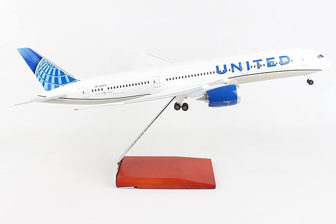Daron SkyMarks United 787-9 1/100 w/Wood & Gear New Livery SKR9006