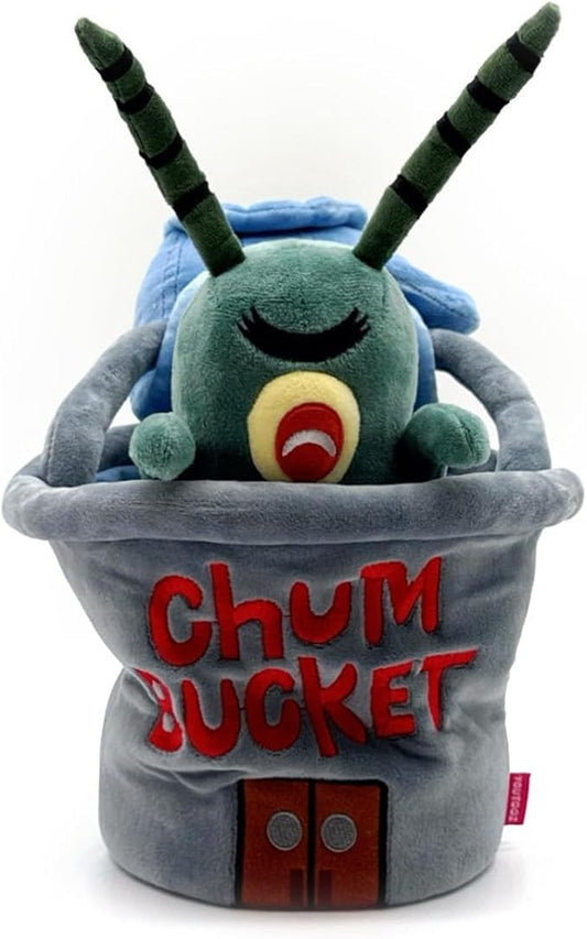 Youtooz Plankton Chumbucket 9" Plush - Chumbucket Plankton Stuffed Animal from Spongebob Sqaurepants
