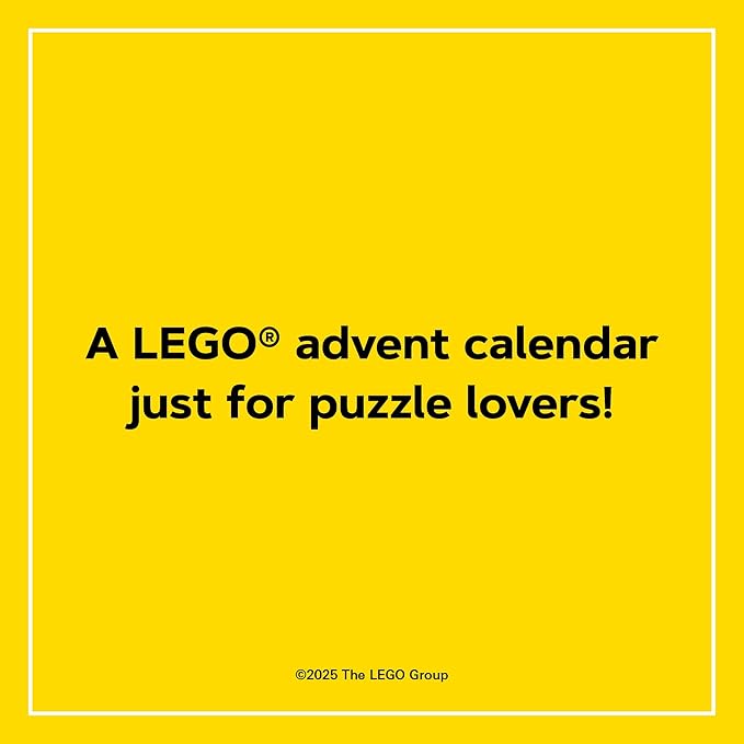 Lego Countdown to Christmas Puzzles | 12 Days of Minifigure Advent Puzzles | 48-Piece Mini Jigsaw Puzzles