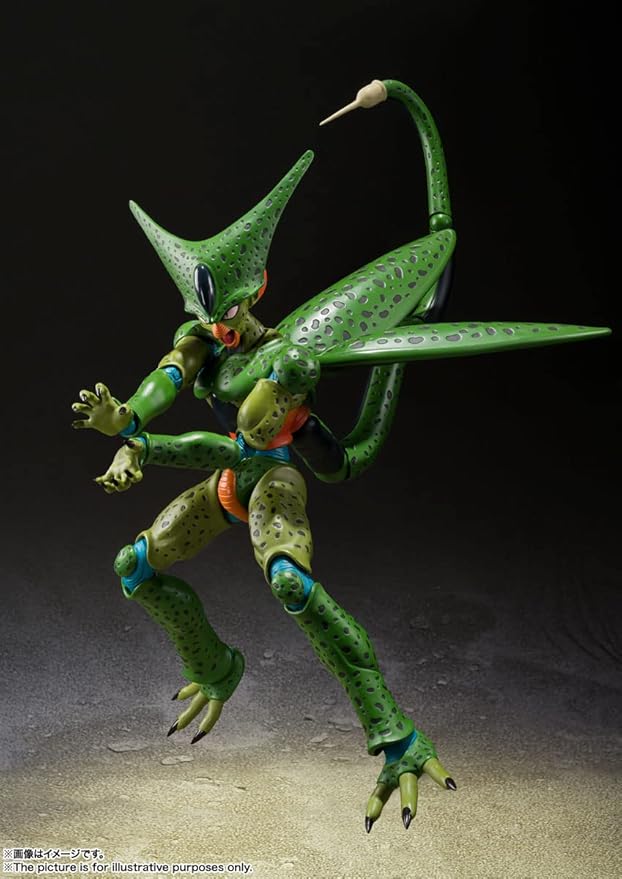 TAMASHII NATIONS - Dragon Ball Z - Cell First Form (Reissue) S.H.Figuarts Action Figure