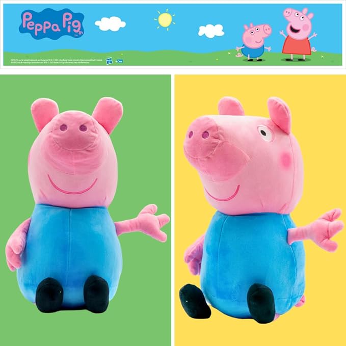 Franco Peppa Pig George Kids Bedding Super Soft Plush Cuddle Pillow Buddy, (Officially Licensed Product)