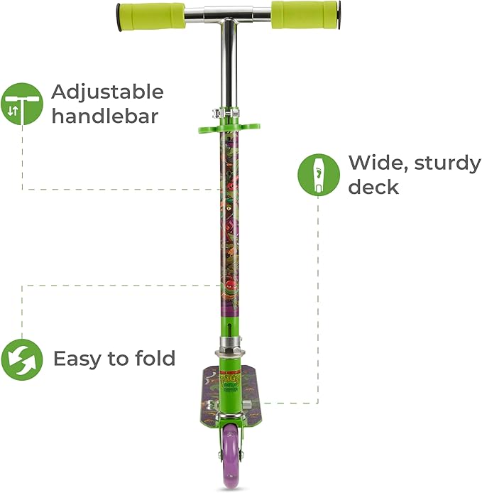 2 Wheel Kick Scooter for Kids - Easy & Portable Fold-N-Carry Design, Ultra-Lightweight, Comfortable & Safe, Durable & Easy to Ride