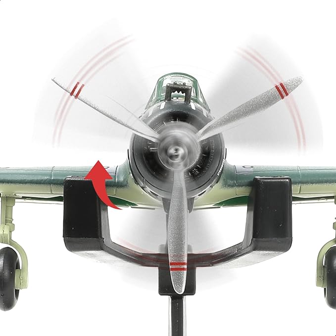 1/72 Japan Type 97 Naval Attack Aircraft Model World War II Retro Warplane Metal Diecast Aircraft Model for Adults Military Enthusiasts Collections or Gift