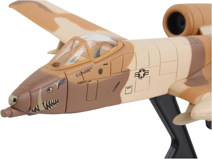 Daron A-10 Thunderbolt II Die-Cast Model – 1:140 Scale Close Air Support Aircraft, 30mm GAU-8 Avenger Cannon, 4.625” Length x 5” Wingspan, Adult Collectible Ages 14+