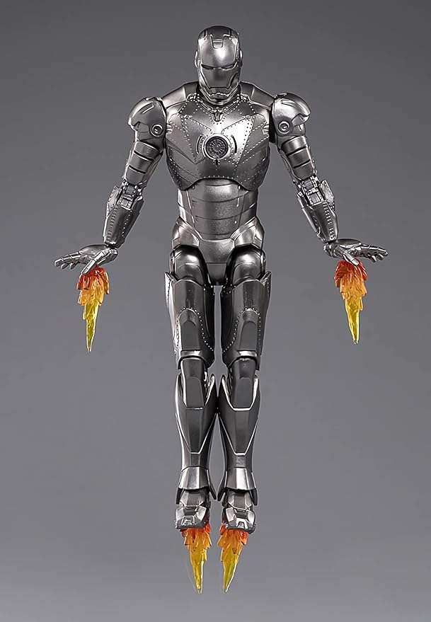 OVONNI 7 Inch MK2Ironman(1/10 Scale) Action Figure,Exquisite Painting Collectible Figure with Lots of Accessories