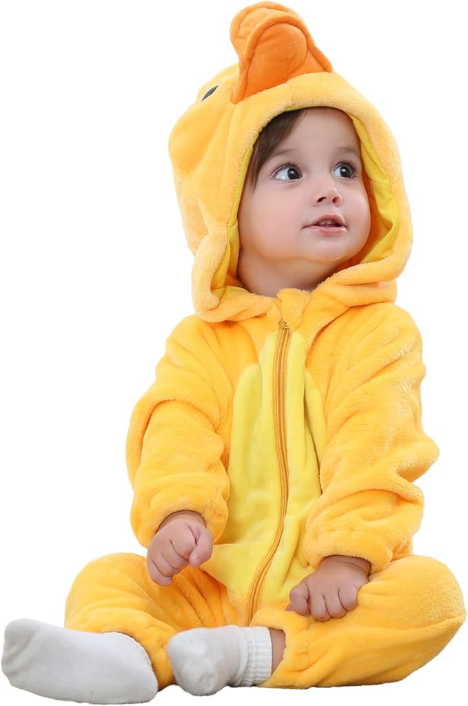 Dream cosplay Unisex Baby Costume,Baby Flannel Animal Halloween Home Clothing