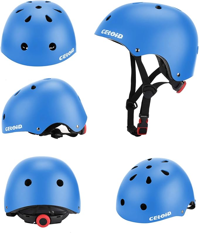 Kids Bike Helmet,Toddler Skateboard Helmets for Ages 2-3-5-8-14 Years Boys Girls，Adjustable Multi-Sport Bicycle Skateboarding Football Roller Skating Scooter Rollerblade Balance Bike Helmet